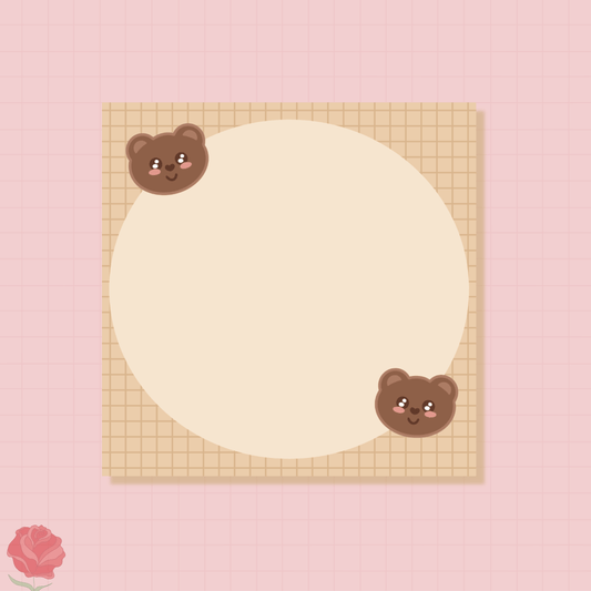 beary cute (revamped!) memo pad