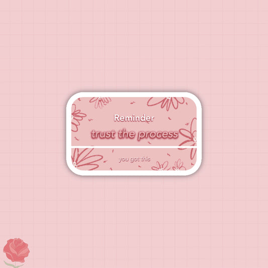 trust the process sticker