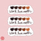 black lives matters sticker
