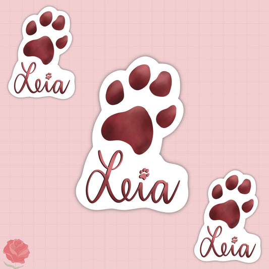 paw print sticker