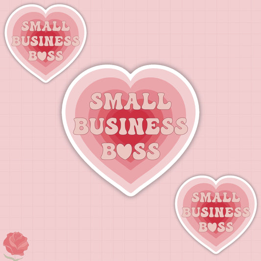 small business boss sticker