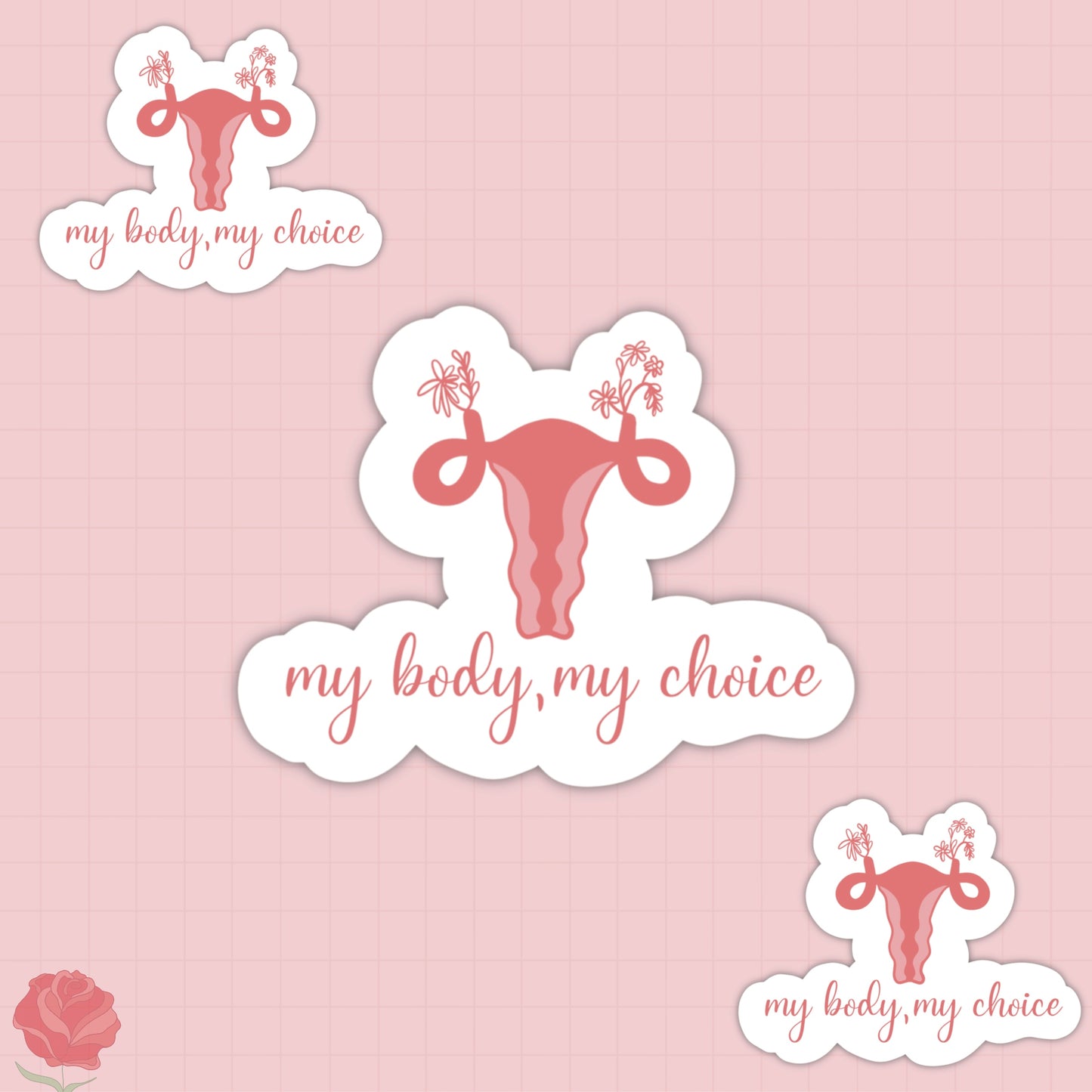 my body, my choice sticker