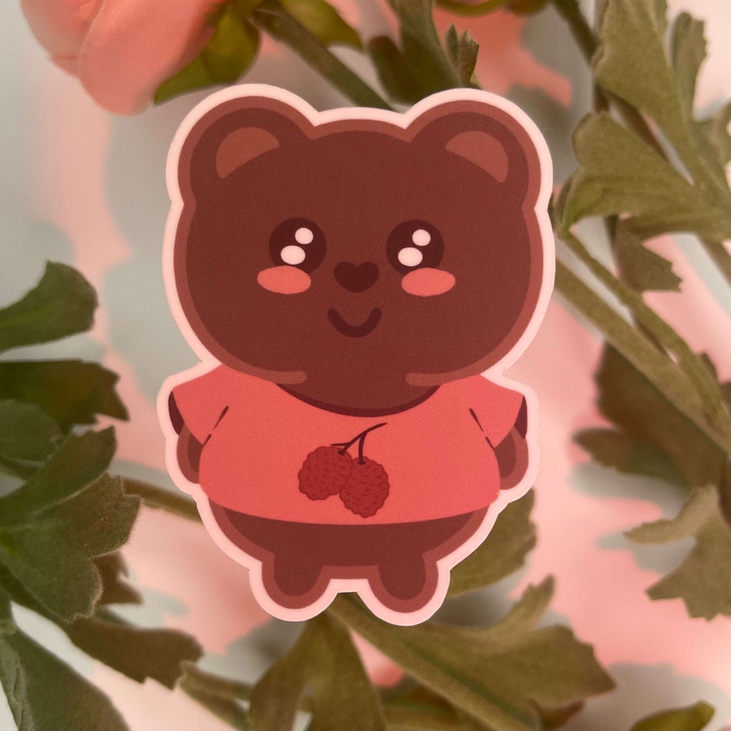 lychee bear sticker