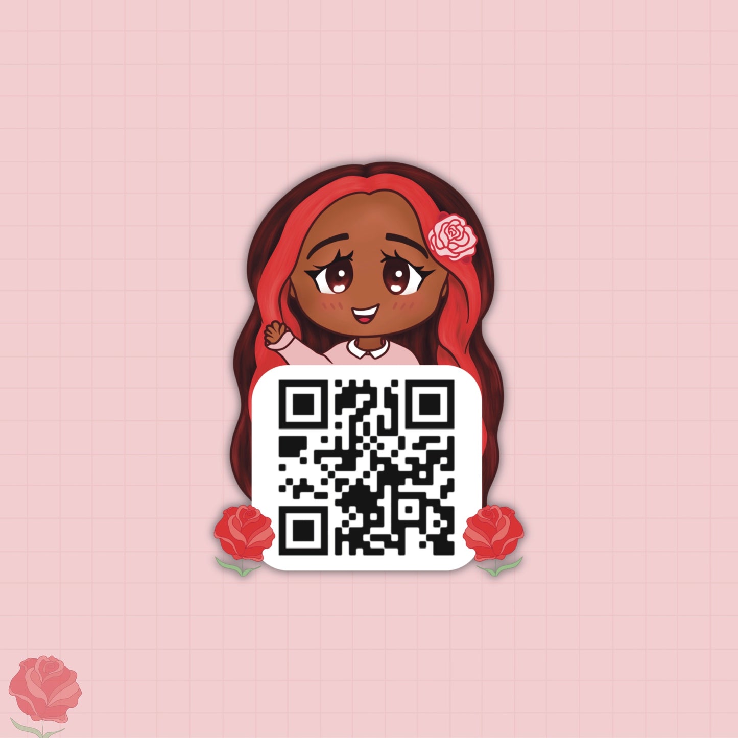 custom qr code sticker