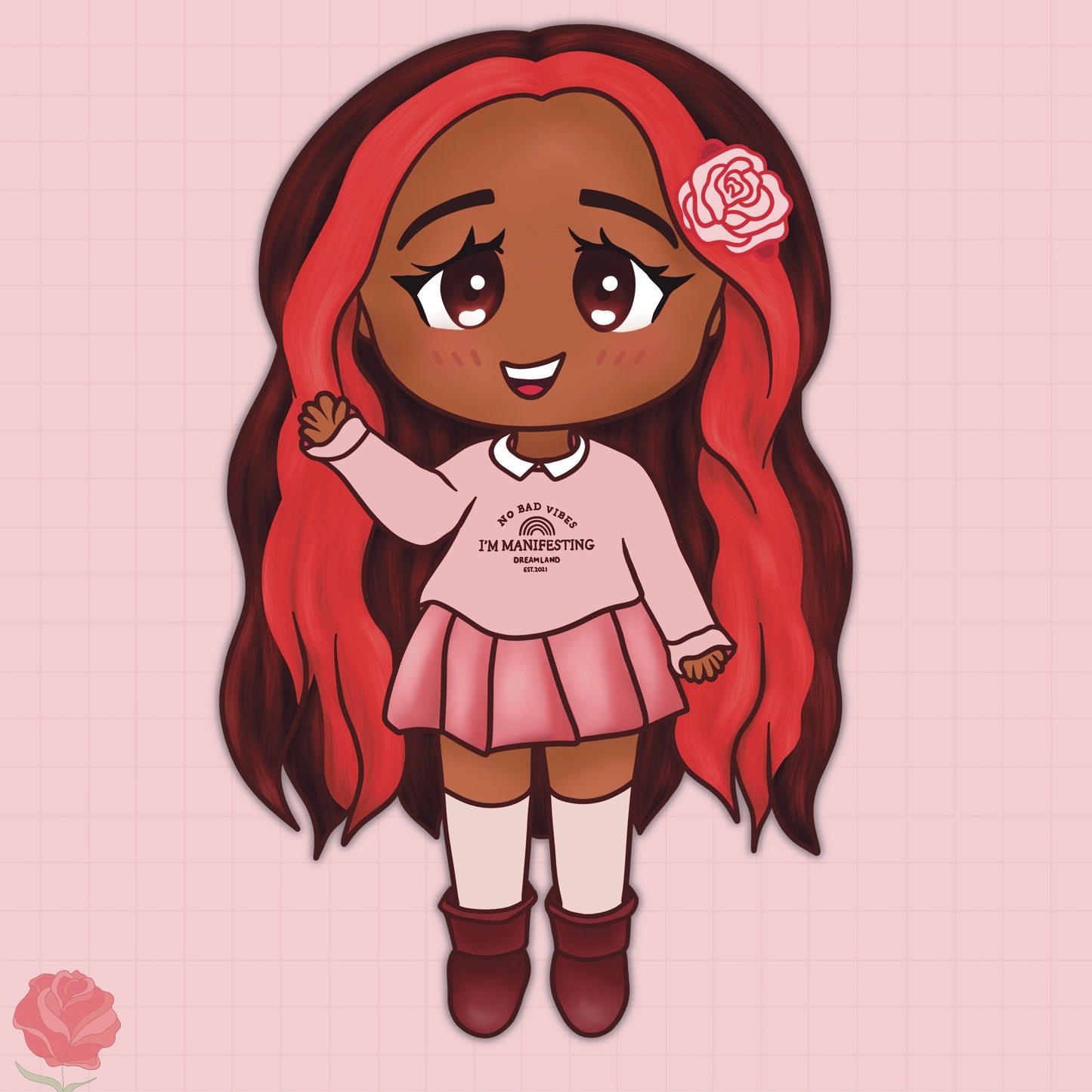 digital chibi character