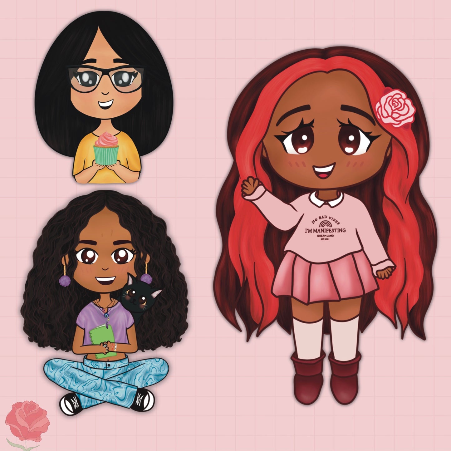 digital chibi character