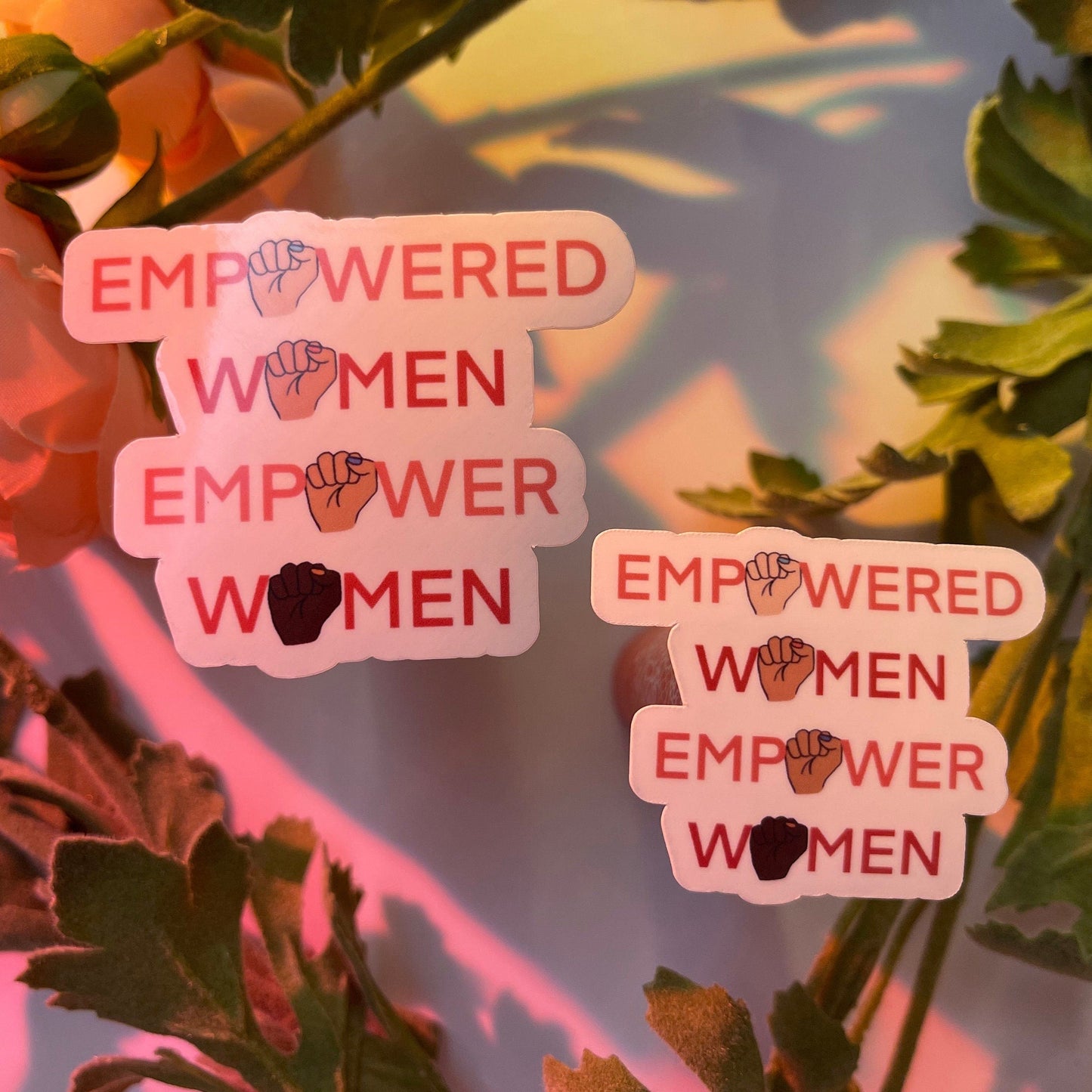 women empowerment sticker