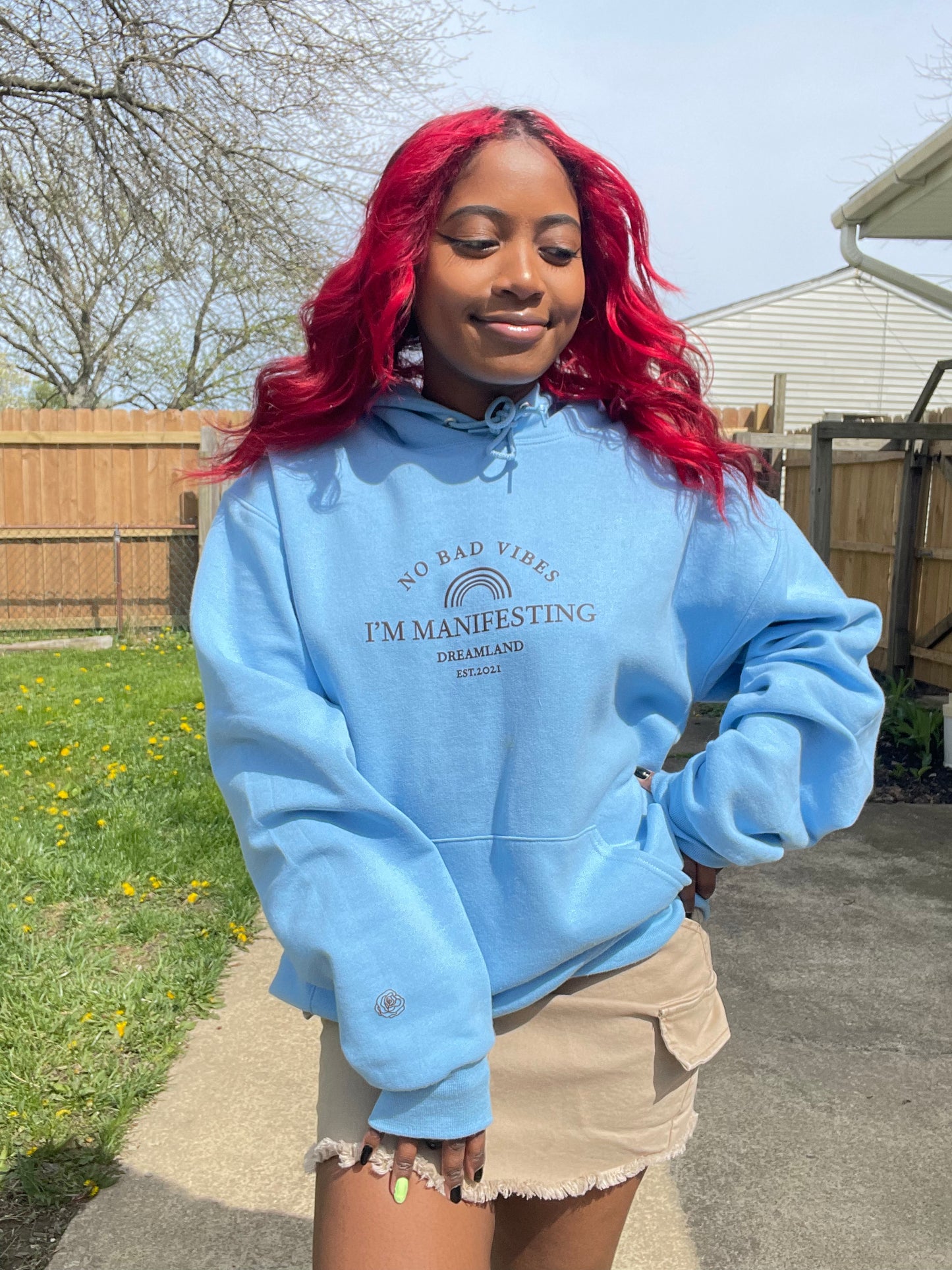 no bad vibes hoodie